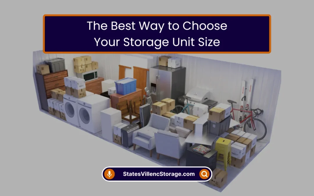 The Best Way to Choose Your Storage Unit Size (2026)
