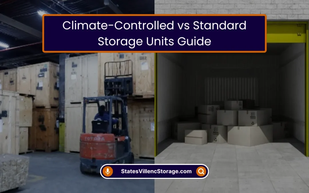 Climate-Controlled vs Standard Storage Units Guide (2026)