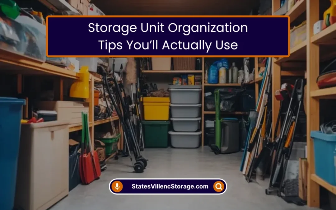 Storage Unit Organization Tips You’ll Actually Use (2026)