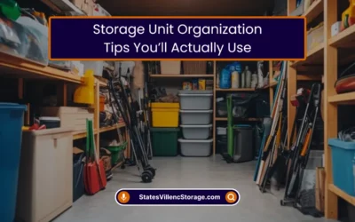 Downtown Mini Storage 4 Storage Unit Organization Tips You’ll Actually Use (2025)