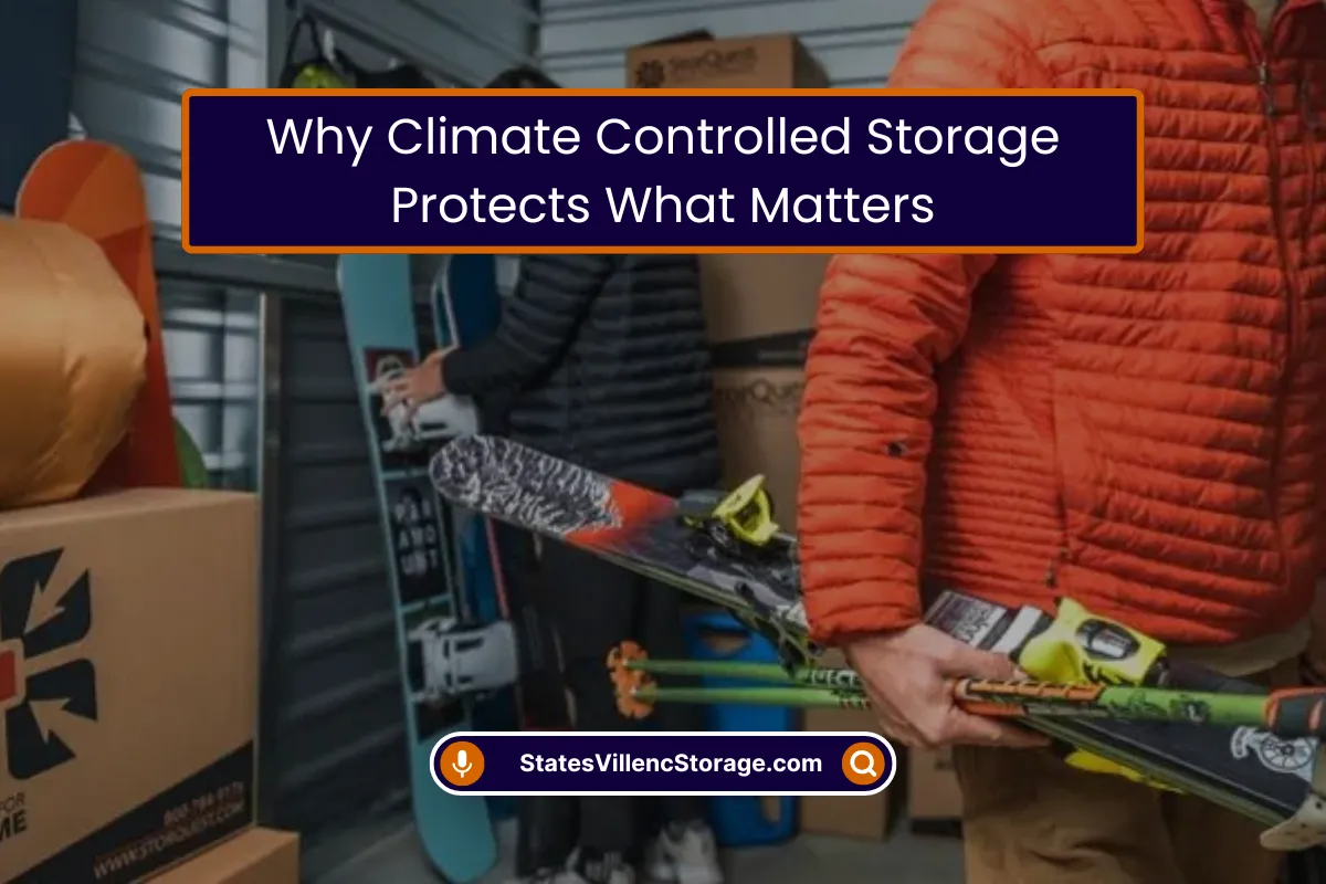 Climate Controlled Storage Protects What Matters