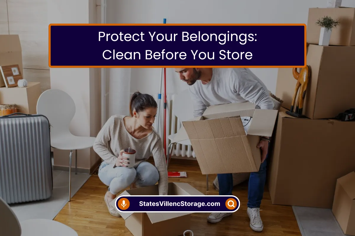 Protect Your Belongings Clean Before You Store in Storage Unit