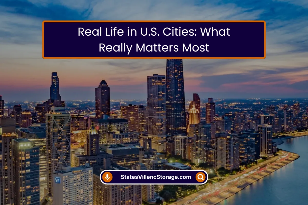 Real Life in U.S. Cities What Matters Most
