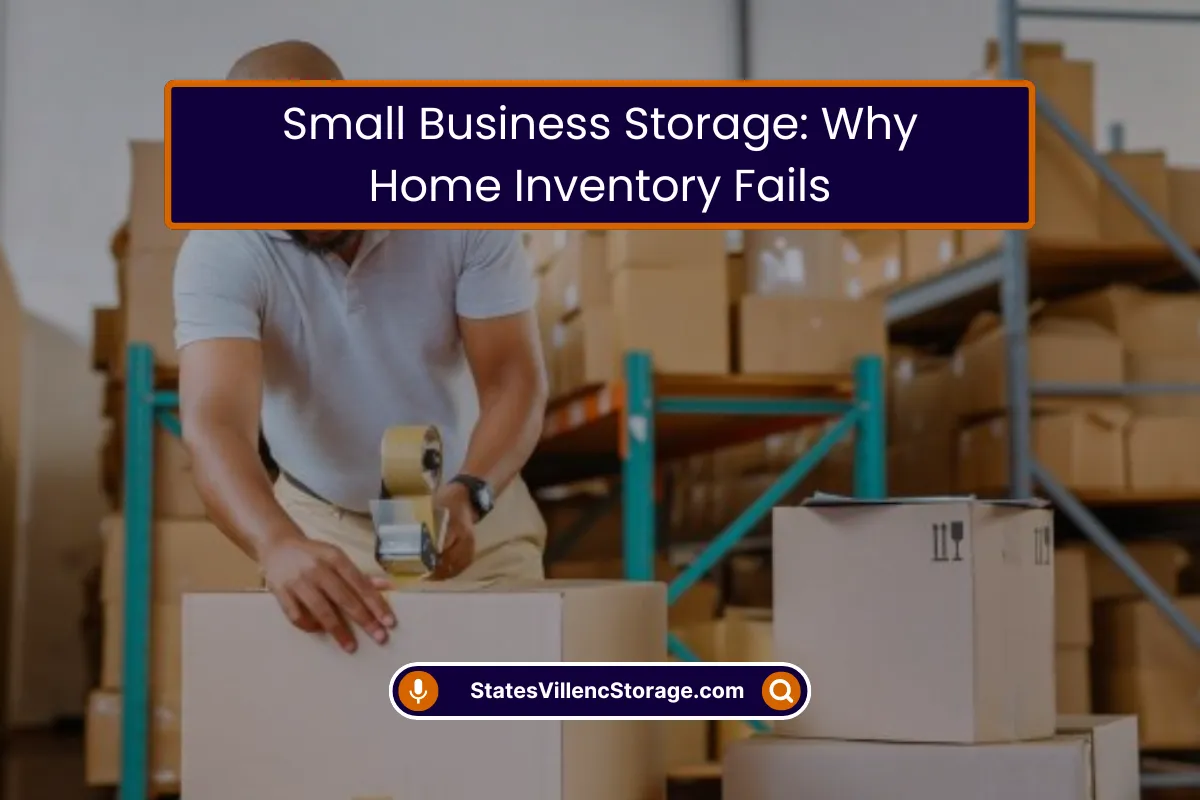 Small Business Storage Why Home Inventory Breaks
