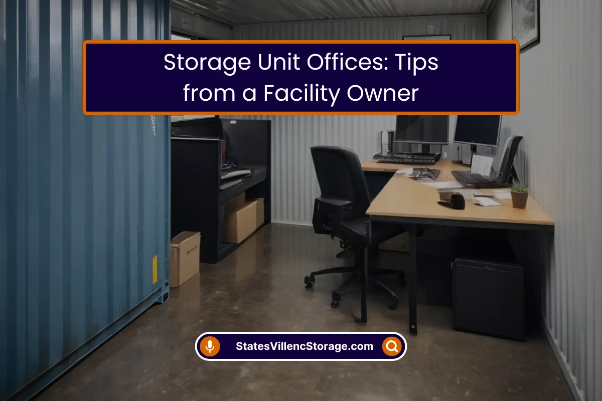 Storage Unit Offices Tips from a Owner Storage Unit Offices Tips from a Owner