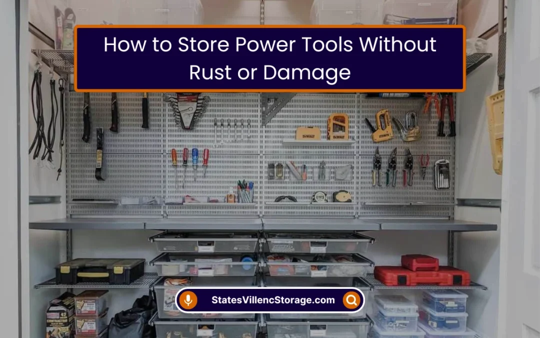 How to Store Power Tools Without Rust or Damage (2026)
