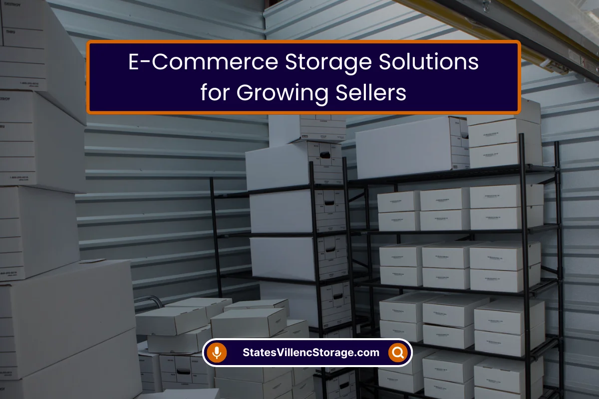 Why Online Sellers Need Storage Units for Inventory